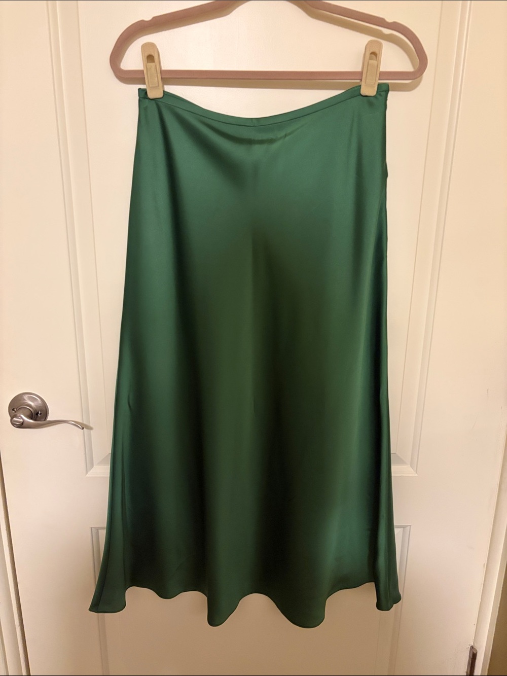 Antonio Melani Satin Midi Skirt